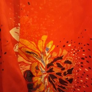 Ladies bright red tunic